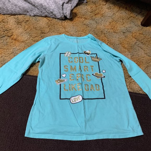 The Children's Place Other - The Children's Place Green Long Sleeve T-shirt Girl's XXL (16)